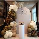 Brown Balloons Arch Kit - Neutral Balloon Garland Arch Kit Different Sizes 18 12 5 Inch Brown Sand White Nude Balloons for Cowboy Bear Baby Shower Gender Reveal Wedding Birthday Party Decorations