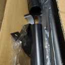 Black Tension Curtain Rod 41-126 Inch Outdoor Curtain Rod No Drilling 1pcs