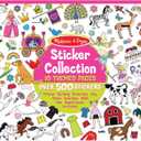 Melissa & Doug Sticker Collection Book: Princesses, Tea Party, Animals, and More - 500+ Stickers - FSC Certified