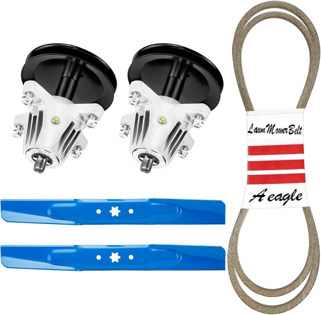 Deck Rebuild Kit Belt Blade Spindle for MTD Columbia Troy Bilt 42 inch LT4200 M115-42 T1000 T1200 T1400 T1800, 618-06991 918-06991 753-08171 742-04308 742-04312 742-0656