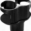Double Cup Holder for Car, 2 in 1 Extra Cup Insert with Expandable Base, Multifunctional Extender Expander Adapter with Elastic Open-Close Cup Mouth, Adjustable Bracket FOR 2.1''-2.9'' BOTTLE DIAMETER