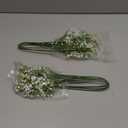 Der Rose 12Pcs Babys Breath Artificial Flowers White Fake Babies Breath Gypsophila Bulk Real Touch Faux Baby's Breath Flowers DIY for Wedding Centerpieces Floral Arrangements Home Party Decoration