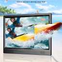 Desobry 19.2" Portable TV for Camping, Built-in 8000mAh Battery Powered TV Portable for Power Outages, Battery Operated TVs 1080P HDMI Input, AV Input, USB, for Kitchen Bedroom Camping Patio RV