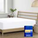 Thread Spread 100% Egyptian Cotton Full Size Fitted Sheet Only - Luxury 1000 Series Paradise Collection Fitted Sheet Full Size (White), Silky Soft Cooling 16" Deep Pocket Hotel Bottom Sheet