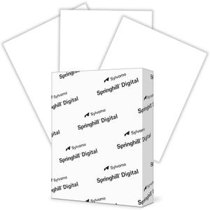 Springhill White 8.5 x 11 Cardstock Paper, 67lb Vellum Bristol, 147gsm  Premium Lightweight Cardstock, Vellum Printer Paper with Textured Finish  016000R, 250 Sheets (1 Ream)