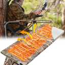 Heated Two Person Tree Stand Seat Cushion 37.4''x13.8'' Thick 1.6in Ladder Tree Stand Seat Replacement Pad Foldable Waterproof Gift for Outdoor Deer Hunting Camping, 3 Heating Level