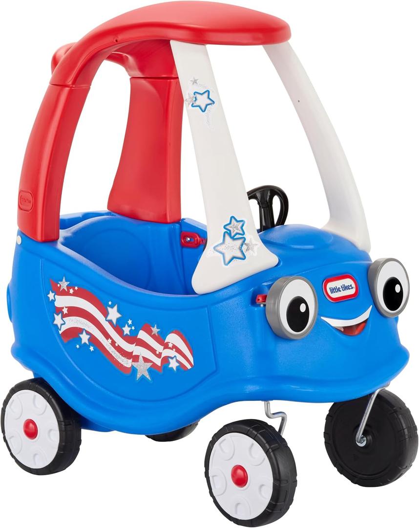 Little Tikes USA Cozy Coupe, Foot-to-Floor Ride-On, Boys and Girls Ages 1-5 Years, 29.50''L x 16.50''W x 33.50''H