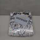 Beeiva Vintage Indoor Rug for Entryway, 2x3 Low Pile Washable Area Rug with Non Slip Backing, Small Entry Door Mat for Insides House, Bathroom, Bedside, Kitchen - Blue