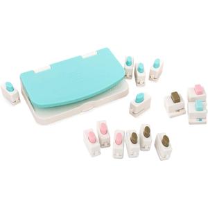 We R Memory Keepers Punch Board Bundle Planner Punch, 15 Piece, Paper, Cardstock, Scrapbooking, Journaling, DIY Crafting Projects, Card Making