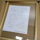 FrameWorks 11x14 Deluxe Brass Gold Aluminum Contemporary Style Floating Picture Frame with Tempered Glass