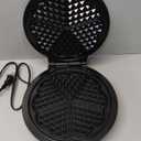 Mueller Heart 5 Waffle Maker, Waffle Iron, Adjustable Browning Control & Nonstick, Cool Touch Handle, Easy to Clean, Small Kitchen Appliances
