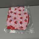 Renotemy Baby Girl Swimsuit Toddler Girls One-Piece Swimsuit Summer Beach Bikini Girl Bathing Suits with Hat 0-24 Month (Strawberry)