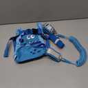 Dr.meter 3 in 1 Toddler Harness Leash + 8.2ft Anti Lost Wrist Link, Cute Dinosaur Kids Safety Harness with Key Lock, Child Walking Harness Assistant Strap for Outdoor Activity Travel, Blue