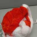 Blulu Christmas Cloak Santa Claus Cloak Velvet Hooded Cape Costume for Women (Medium, Red)