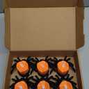 6 PCS Halloween Tea Lights Candles, Battery Operated Halloween's Flameless LED Candles, Spider Tealights Spooky Electric Flickering Fake Candle for Halloween Party Decorations