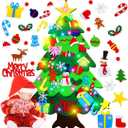 DIY Felt Christmas Tree-3.5 FT Wall Felt Christmas Tree Set for Xmas Gifts Home Door Wall Decoration