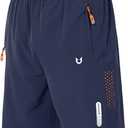 NORTHYARD Men's Athletic Running Shorts Quick Dry Workout Shorts 7"/ 5"/ 9" Lightweight Sports Gym Basketball Tennis Hiking (3X-Large, Navy)