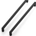 Ravinte 12 Pack 12-3/5 Inch Square Cabinet Handles - Matte Black Drawer Pulls - Kitchen Hardware for Cabinets and Cupboards