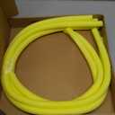 PATIKIL 4 Pcs Pipe Insulation Foam Tube, Heat Preservation Foam Pipe Tubing Covers 3/ 8" (10mm) ID x 3.3FT x 13/ 16" OD for Handle Heat Water Pipe Freeze Protection, Yellow