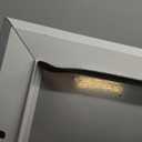 [Petoasis] 3-Flap Dog Door, Heavy-Duty Aluminum Pet Door for Extreme Weather, Energy-Saving and Heat-Insulating, Capable of Resisting Rainwater, Wind, and Snow Intrusion (Silvery White, XL for Wall)