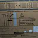 Cumbor 29.7"51.5" Extra Wide Baby Gate for Stairs, Pressure-Mounted Dog Gates for Doorways & Hallways, Auto-Close Walk-Through, No-Trip Design, Child Proof Safety, Dog/Pet Gate for Indoor Use, White