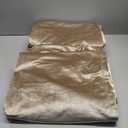 PRIMROSE Taupe Curtains 108 inch for Living Room, 2 Panels Polyester Velvet Drapes Blackout Rod Pocket Back Tab Window Treatment Room Darkening Decorative Thick Curtains for Bedroom, Size: 52"W x 108"L