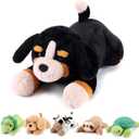 gnomantic Bernese Mountain Dog Weighted Stuffed Animals - 28 Inch 5.0 Pounds Weighted Plushies Dog Stuffed Animal - Large Plush Pillow - Cute Plush Toy Gift for Kid & Adults (28" 5.0 lbs)