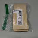 100 Pcs Kraft Stand Up Pouches 3.5 x 5.5 Inch Resealable Zip Lock Food Storage Bags with Matte Window for Packaging