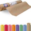 IDL Packaging 18" x 2160" (180 feet) Popular Pack Brown Kraft Paper Roll - USA-Made Perfect Craft Wrapping Paper for Packing, Moving, Shipping - 100% Recycled Natural Wrap Material