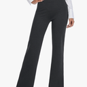 Tapata Women Dress Pants 28"/30"/32"/34" High Waist Stretchy Bootcut Pants Tall, Petite, Regular for Office Business Casual, M