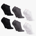 DANISH ENDURANCE Low-Cut Bamboo Viscose Ankle Socks for Men & Women, 6-Pack