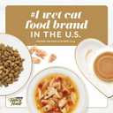 Purina Fancy Feast Savory Centers Wet Cat Food Pate Variety Pack With Chicken, Salmon, Beef, and Tuna Pate with Gravy Center - (2 Packs of 12) 3 oz. Pull-Top Cans