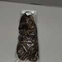 Clip on Ponytails for Women - 12 Inch Curly Ponytail Extension, Wavy Pony Tails Hair Extensions, Synthetic Hair Extensions Ponytail, Clip in Ponytail (Color: Chestnut Brown With Golden Highlights)