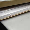 2 inch Faux Wood Blinds White Cordless, New Material, high Temperature Resistance, Good Toughness, Waterproof, Blinds Size 33 4/8" W  72" H White