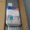 Ironing Board, Heat Resistant Cover Iron Board with Steam Rest, Non-Slip Foldable Ironing Stand. Heavy Sturdy Metal Frame Legs Iron Stand(13 * 34 * 53 Inches) (Silver Gray)