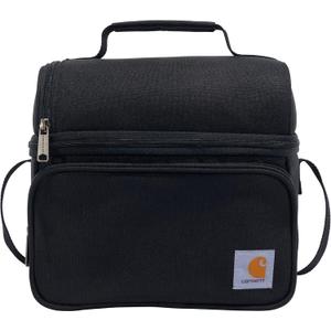 Carhartt Camping Cooler, Worksite Lunchbox, Soft Shell Lunch Bag for Construction Sites, Work and Everyday Use, Black (One Size (Pack of 1))