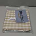 vctops Coffee Buffalo Check Plaid Decorative Throw Pillow Covers 18x18 Inch Farmhouse Gingham Square Cushion Cover Pillowcase for Sofa Bedroom Couch (Coffee Plaid,18"x18")