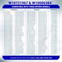 [2026 upgraded] BlueStars W10721967 Washer Pulley Clutch Kit & W10006384 Drive Belt For Whirlpool Kenmore Maytag - Replaces W10006356 W10006354 PS10057144 W10326374 AP6014712 WTW5000DW1 MVWX655DW1
