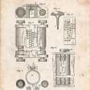 ART.COM Wall Art Print First Computer Patent 1889 by Cole Borders, 18" x 24"