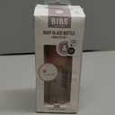 BIBS Baby Glass Bottle Complete Set 110 ml | BPA Free Natural Rubber | Made in Denmark | Blush