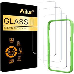 Ailun 3 Pack Screen Protector for iPhone 17 / iPhone 16 Pro [6.3 inch] with Installation Frame, Dynamic Island Compatible, Case Friendly[Not for iPhone16/16Plus/16Pro Max/17Pro/17Pro Max/Air]