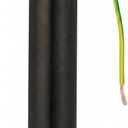Ceiling Fan Extension Rod,Ceiling Fan Downrod with Ball Head,Downrod Extension for Fan, Outside Diameter, Boom Suitable for a Wide Range of (black, 6 Inch)