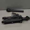 25 Inch Wig Stand Tripod, Adjustable Mannequin Head Stand, Wig Head Stand for Training Heads And Canvas Block Head (Mannequin Head Not Included) (Black)