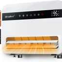 Givebest-Wall-Heater-for-Indoor-Use, 1500W Electric-Space-Heater, 120Vertical Oscillation,Compatible with Alexa, Adjustable Thermostat, Remote Control, 24H Timer, Easy-mounted Heater for Indoor Use (White)