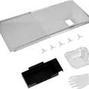 Universal Grease Tray with Catch Pan for Nexgrill 720-0888s 720-0888, Charbroil, Dynaglo, Kenmore, BHG, Grill Master, Backyard, Uniflame, Expert Gas Grill, Drip Pan for 3/4/5/6 Burner Gas Grill Models