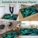 Door Mat, Abstract Tropical Leaf Front Door Mat 17''x30'', Doormats Indoor Entrance, Welcome Entry Mat,Outdoor Welcome Mat,Low-Profile Floor Rugs for Entry Patio