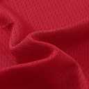 YWIES Plain Basketball Jersey, Blank Team Uniform, Hip Hop Hipster Short Sleeveless Active Shirts (Red, XL)