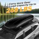 Powerty Roof Rack Cross Bars for 2019-2023 Hyundai Santa Fe & Santa Fe Hybrid Accessories with Flush Side Rails, 268 LBS Heavy Duty Anti-Theft Lockable Roof Rails Crossbars Luggage Racks