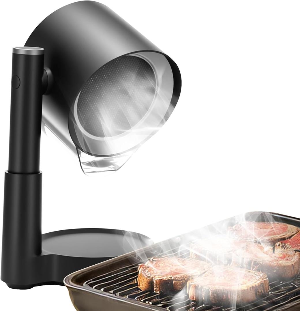 Portable Range Hood, Portable Kitchen Exhaust Fan with 3 Speeds, Triple Filter Polymer, Detachable Aluminum Filter, Low Noise, Oil Collection Cup, Kitchen Smoke Extractor for Indoor BBQ, Hot Pot, RV Portable Range Hood, Portable Kitchen Exhaust Fan with 3 Speeds, Triple Filter Polymer, Detachable Aluminum Filter, Low Noise, Oil Collection Cup, Kitchen Smoke Extractor for Indoor BBQ, Hot Pot, RV