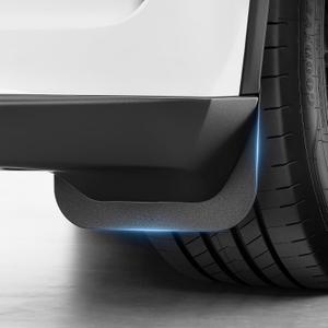 YONZEE 8-Pack Front and Rear Mud Flaps for Tesla Model 3 Highland 2024-2026 | Highly Durable Flexible TPE Splash Shield Guard, No Drilling Required, OEM Seamlessly, All Weather, Full Wider Wheel Coverage